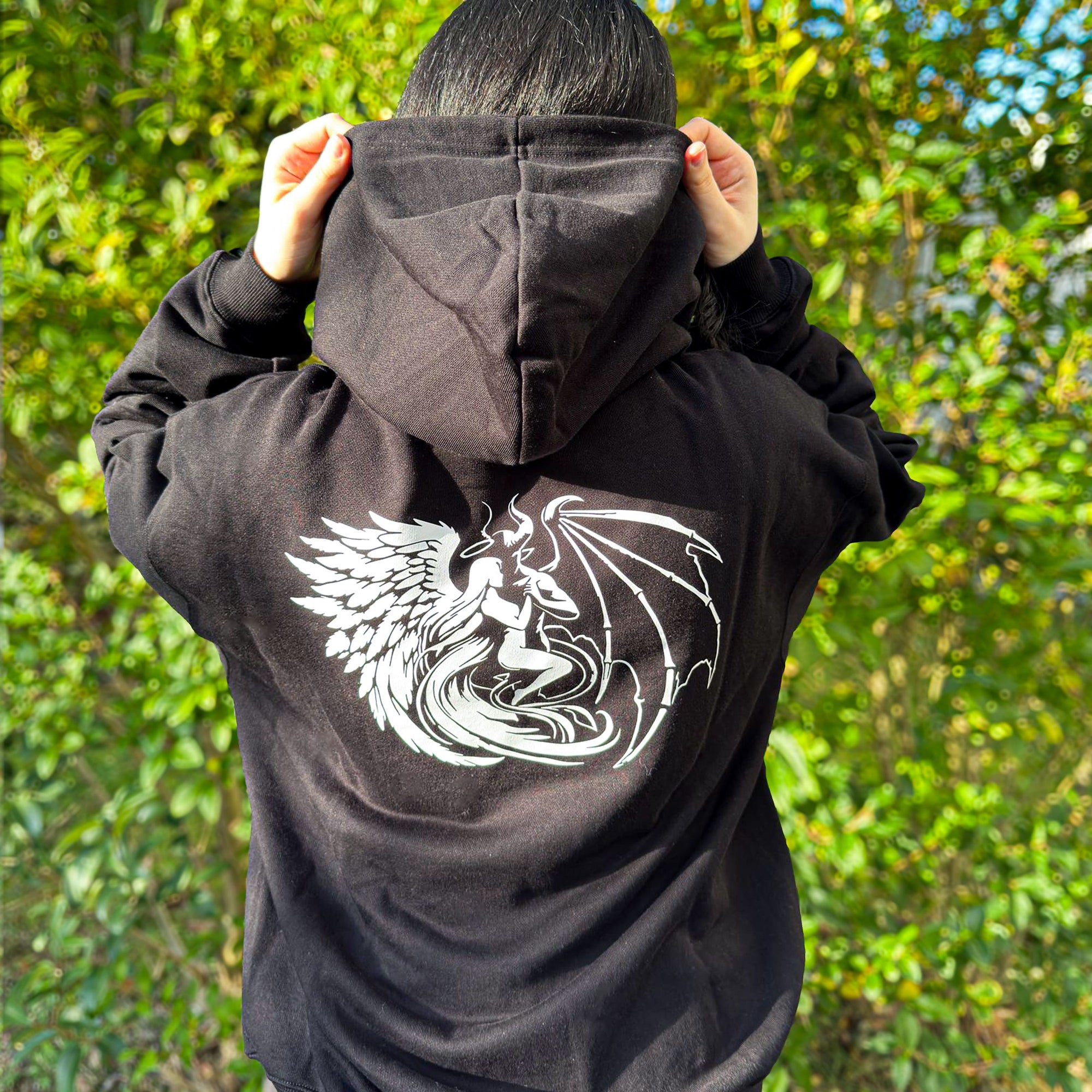 Sweat à Capuche - Ange & Démon