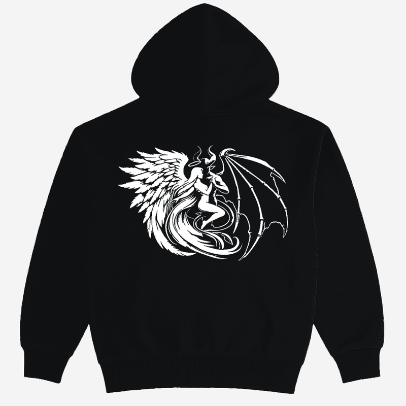 Sweat à Capuche - Ange & Démon